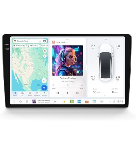 Amazon.com: MekedeTech DUDUAUTO DUDU7 Android 7 inch Double Din